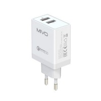 Сетевое зарядное устройство Mivo 2 USB 18W MP-321Q
