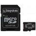 Карта памяти micro SDHC 16GB Kingston Canvas Select Class 10 UHS-I U1 SDCS/16GB