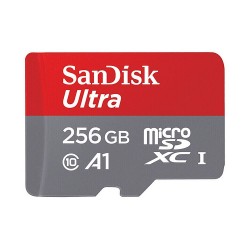 Карта памяти microSDXC 256GB SanDisk Ultra Class 10 UHS-I 100MB/s + SD adapter (SDSQUAR-256G-GN6MA)