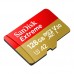 Карта памяти SanDisk Extreme microSDXC Class 10 UHS Class 3 V30 A2 160MB/s 64GB + SD adapter (SDSQXCY-128G-GN6MA)
