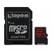 Карта памяти MicroSDXC Kingston 256GB Class 10 Canvas React UHS-I U3 V30 (100/80 Mb/s)(SDCR/256GB)