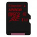Карта памяти MicroSDXC Kingston 256GB Class 10 Canvas React UHS-I U3 V30 (100/80 Mb/s)(SDCR/256GB)