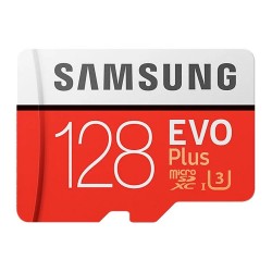 Карта памяти MicroSDXC Samsung 128GB Class 10 Evo Plus UHS-I U3 (100/90 Mb/s) (MB-MC128GA/RU)