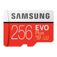 Карта памяти MicroSDXC Samsung 256GB Class 10 Evo Plus UHS-I U3 (100/90 Mb/s) (MB-MC256GA/RU)