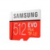 Карта памяти MicroSDXC Samsung 512GB Class 10 Evo Plus UHS-I U3 (100/90 Mb/s) (MB-MC512HA/RU)