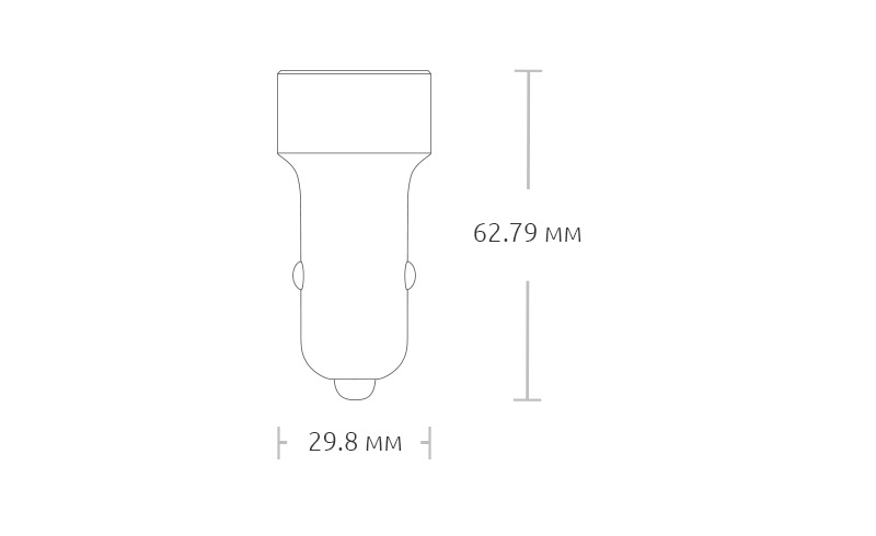 Автомобильный блок питания Xiaomi 70Mai Midrive QC3.0 (CC02)