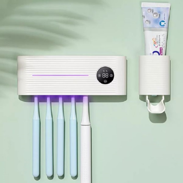 Умный держатель для зубных щеток с дезинфекцией Xiaomi Sothing UV Light Toothbrush Sterilizer Holder