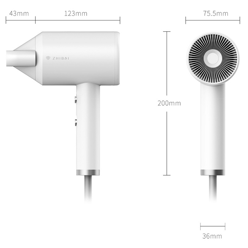 Фен Xiaomi Zhibai ion hair dryer Upgrade HL312