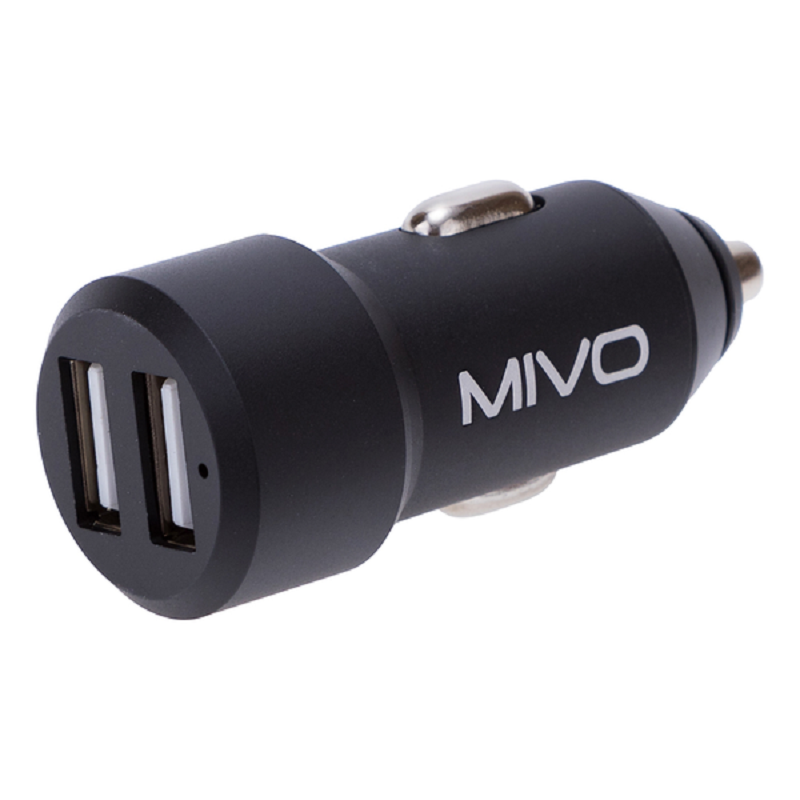 Автомобильное зарядное устройство Mivo 2 usb 2.4A MU244