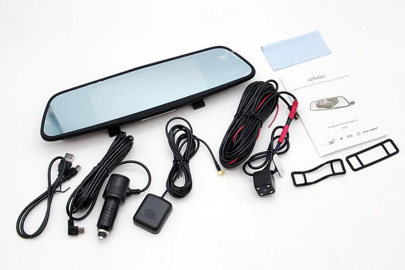 Видеорегистратор-зеркало Eplutus D30 с 2-мя камерами на базе Android с GPS и Wi-Fi