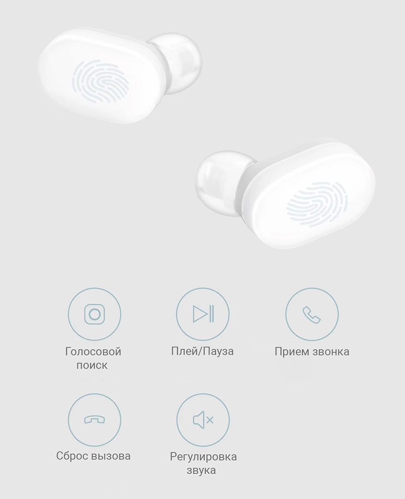 Беспроводные наушники Xiaomi Mi AirDots (ZBW4409CN)