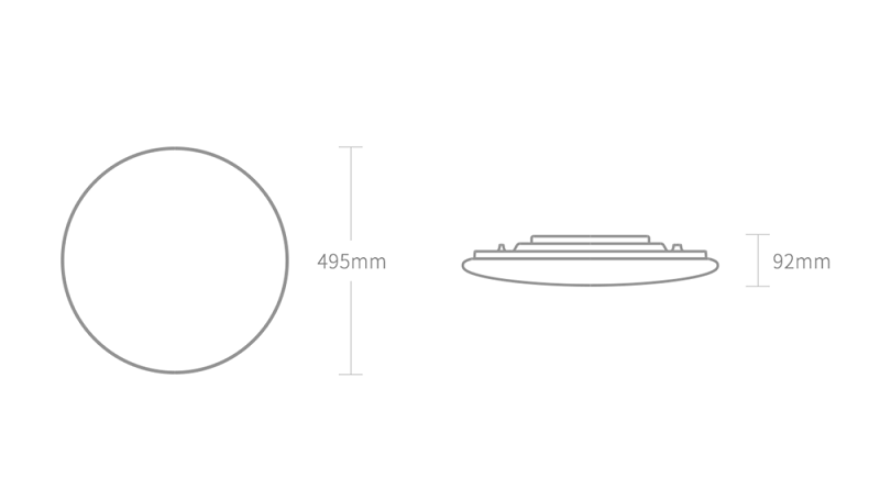 Потолочная лампа Xiaomi Yeelight Arwen Ceiling Light 450C RGB (YLXD013-B)