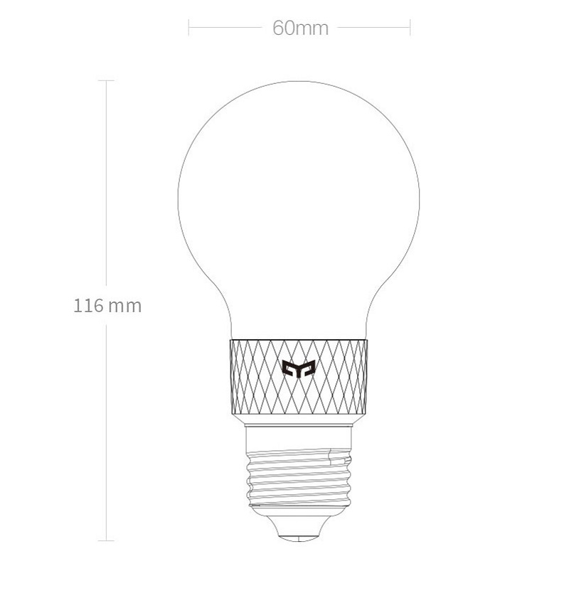 Филаментовая лампочка Xiaomi Yeelight Filament LED Smart Light Bulb (YLDP12YL)