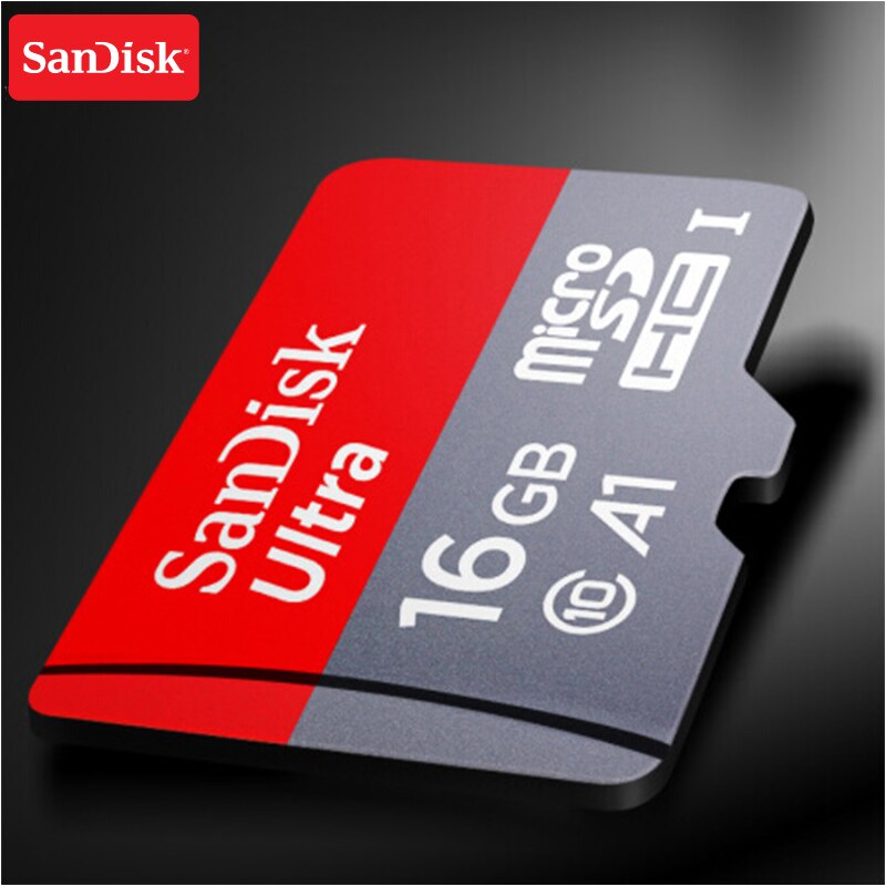 Карта памяти SanDisk Ultra microSDHC Class 10 UHS-I 80MB/s 16GB + SD adapter (SDSQUNS-016G-GN3MA)