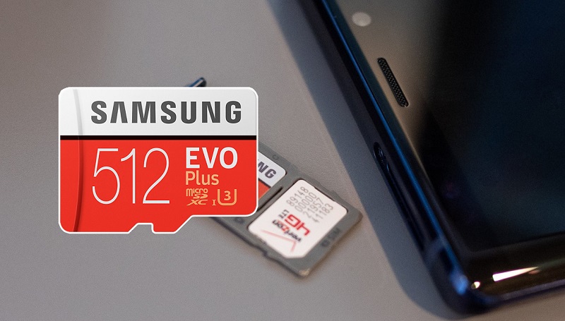 Карта памяти MicroSDXC Samsung 512GB Class 10 Evo Plus UHS-I (100/90 Mb/s) (MB-MC512GA/RU)