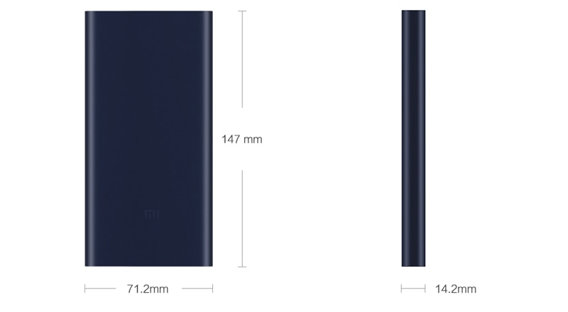 Внешний аккумулятор Xiaomi Mi Power Bank 3 10000 mAh (PLM12ZM)